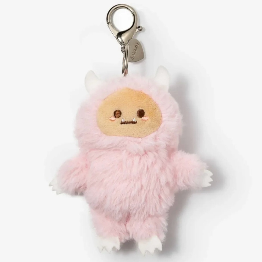 Smoko Hank Yeti Goes Pastel Plush Pendant - Pink